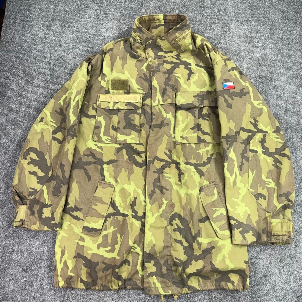 Czech Army M95 Vz95 Camo Field Jacket Otavan Trebon  Men Large 170/108 Military